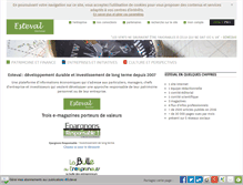 Tablet Screenshot of esteval.fr